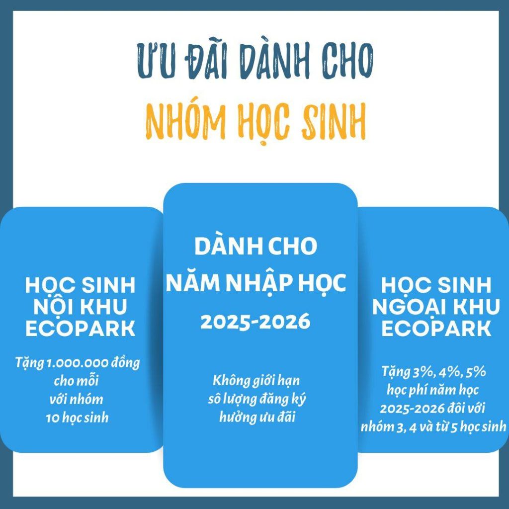 Những chính sách ưu đãi tuyển sinh năm học 2025 – 2026