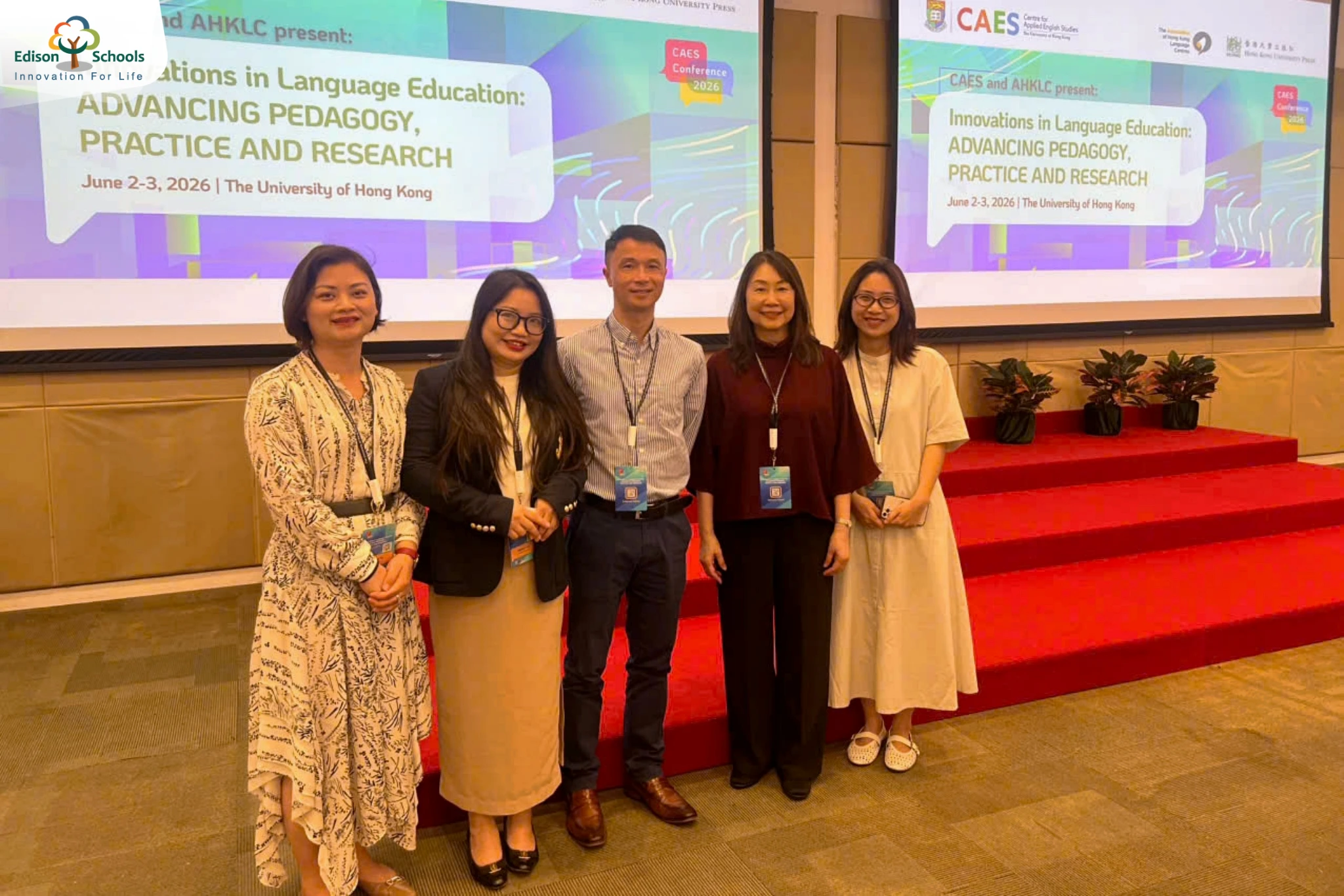Đại diện Edison Schools tham gia CAES Conference 2026 tại The University of Hong Kong